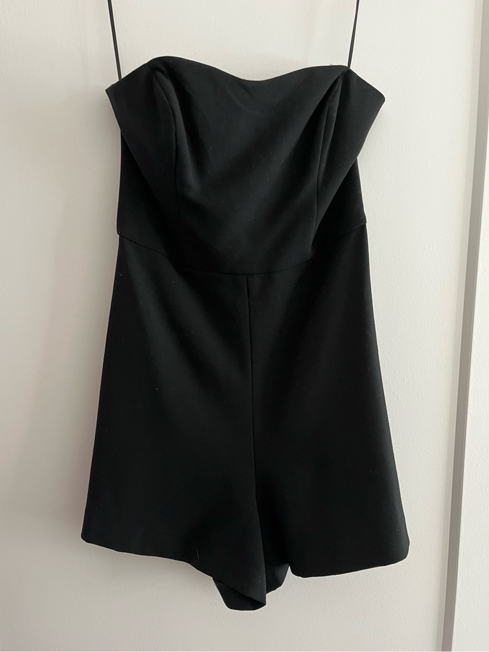 French Connection Strapless Romper Black - Size XXS